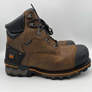 Timberland Pro Boondock Men's Composite Toe 6 Inch Work Boots Brown Size 11 M
